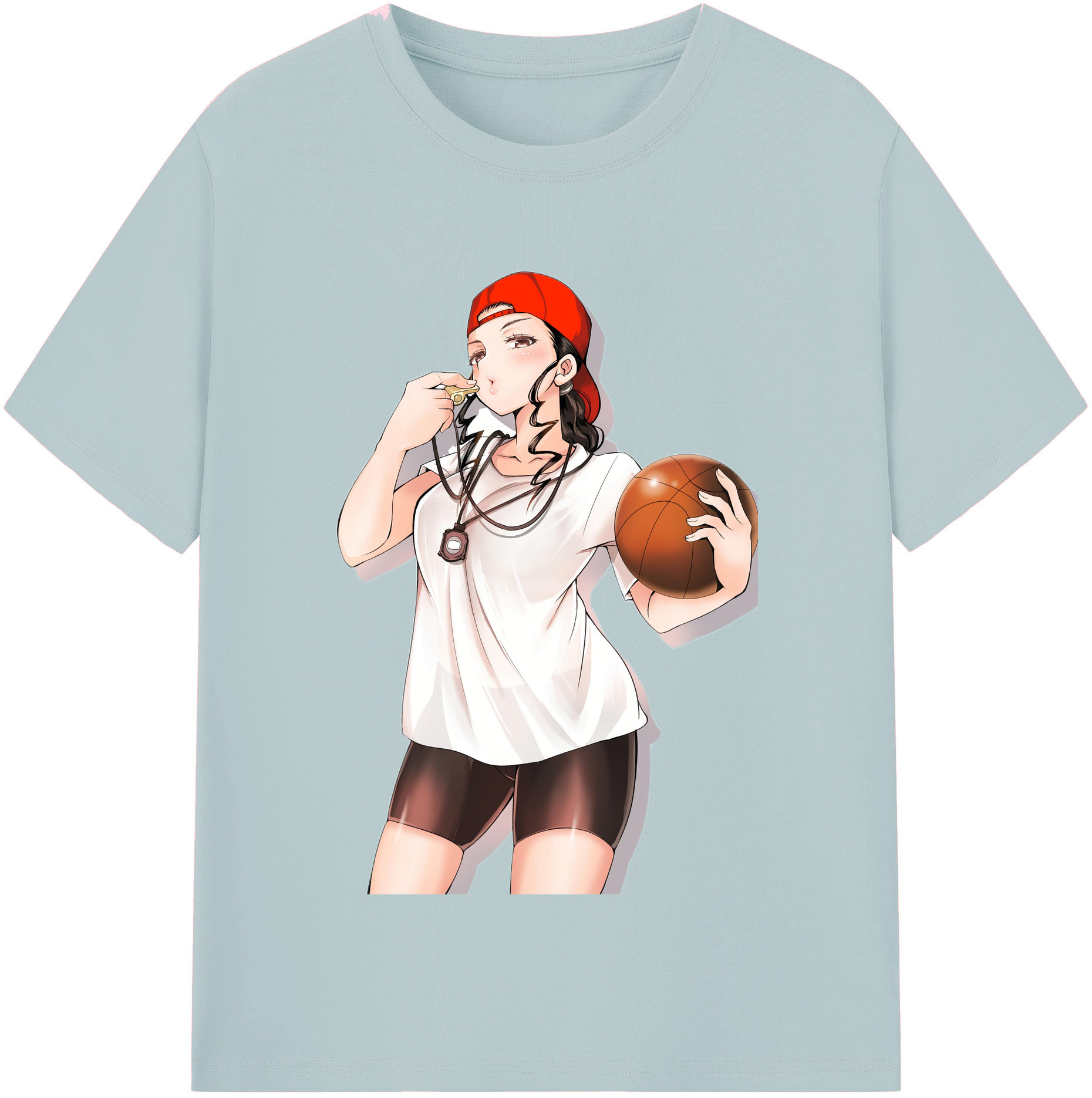 SLAM DUNK／スラムダンク 綿100％半袖Tシャツ（フロントプリント）
